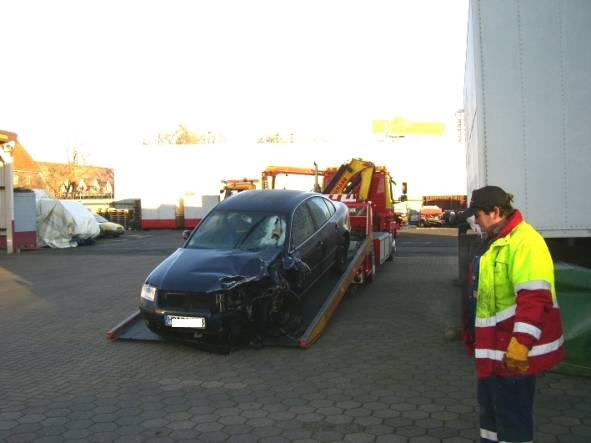Aufgefahren